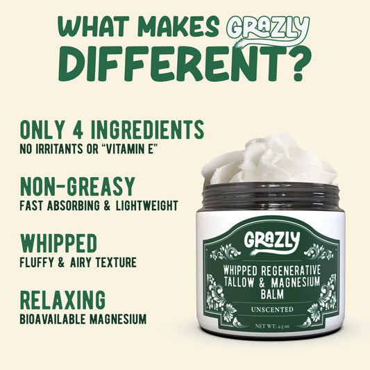 Grazly whipped texture close-up demonstrating airy spreadability