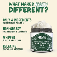 Grazly whipped texture close-up demonstrating airy spreadability