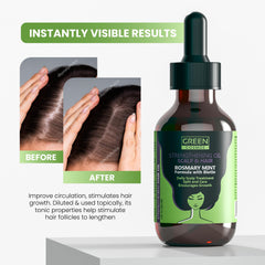 Green Cosmos oil used on eyebrows to condition hairs