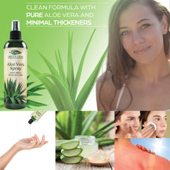 Green Leaf Naturals soothing spray on sunburn for after-sun relief