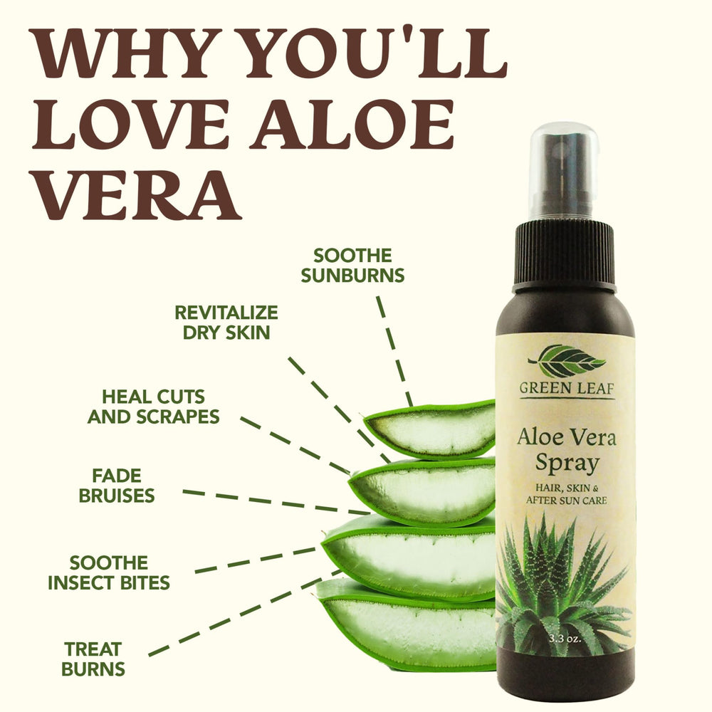 Green Leaf Naturals used on hair to tame frizz and add shine