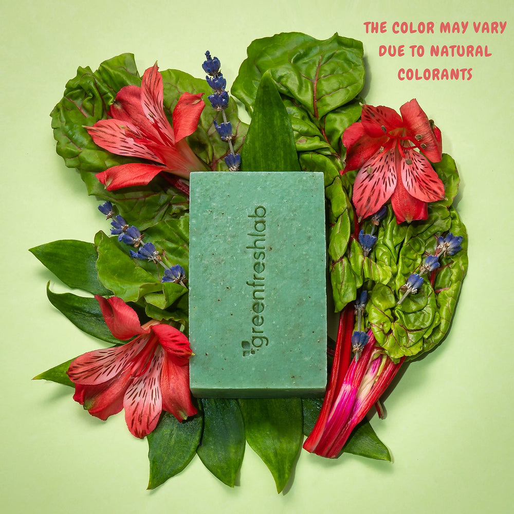 Greenfreshlab close-up texture and lather demonstrating gentle cleansing benefit