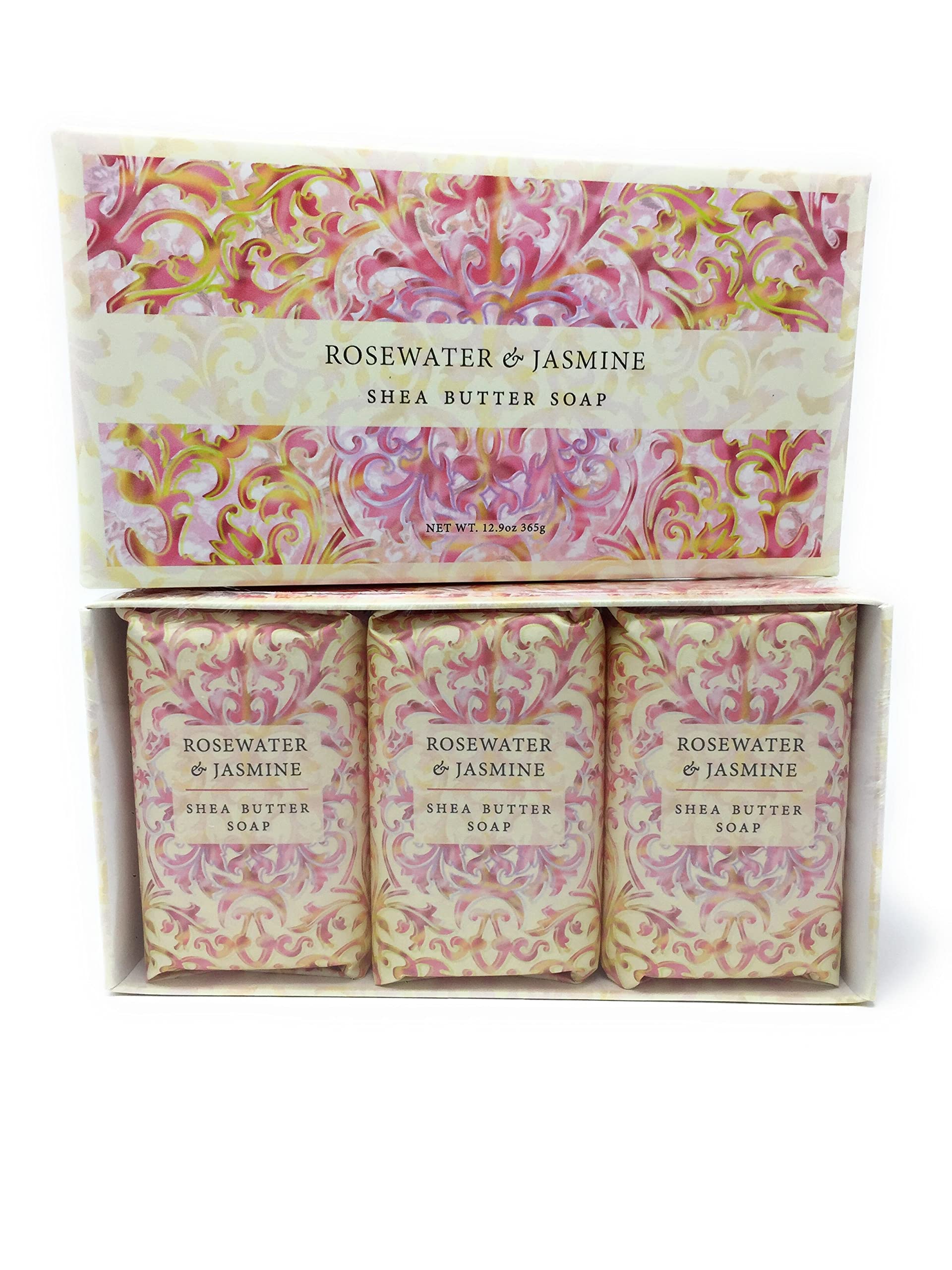 Soap bar in bathroom setting with towel demonstrating Greenwich Bay Trading Co. gentle conditioning
