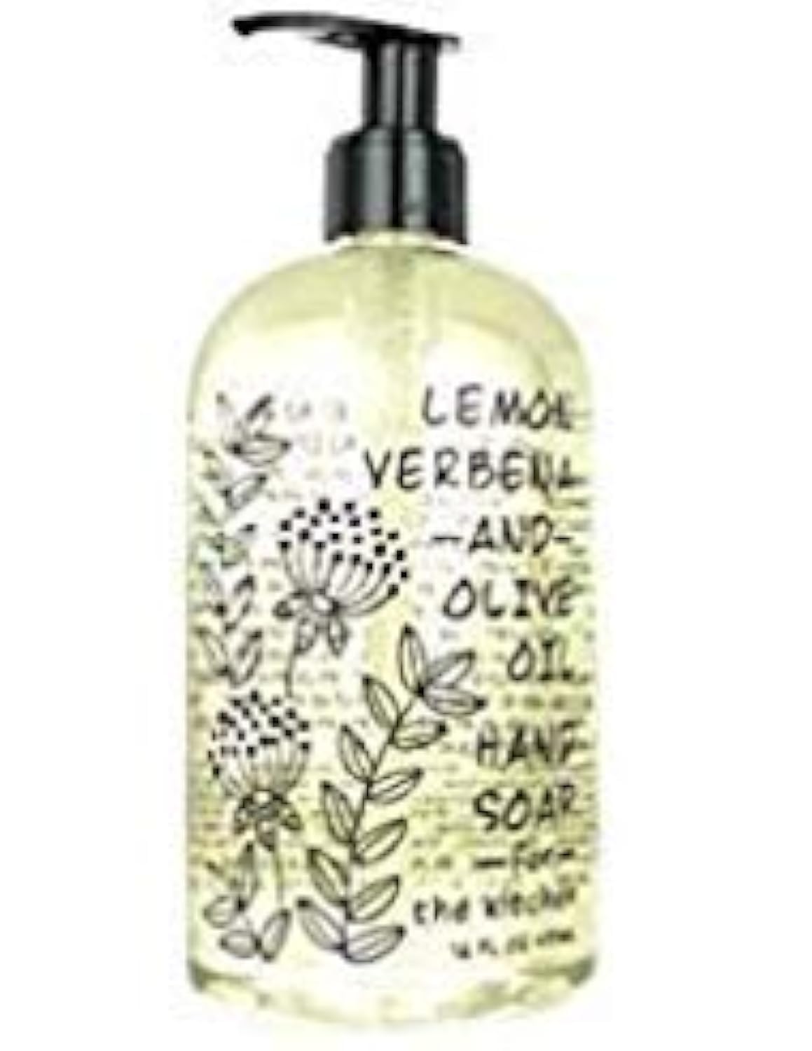 Greenwich Bay Trading Co. front pump bottle showing label and kitchen-ready scent benefit