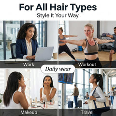 Griiyakii headband on model during gym workout delivering secure hold
