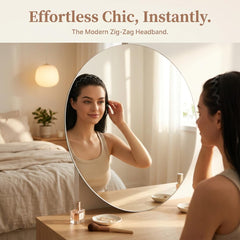 Griiyakii headband held in hand to show U-shape size and portability
