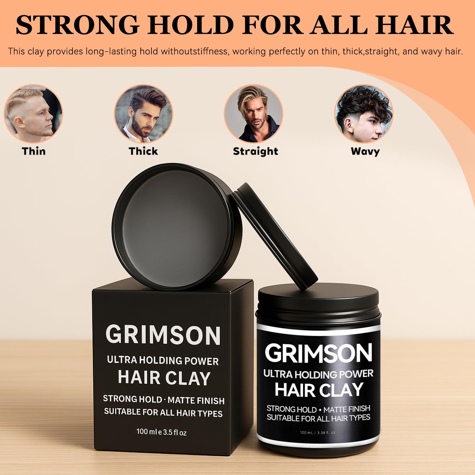 GRIMSON close-up of clay texture highlighting easy-to-spread pliability
