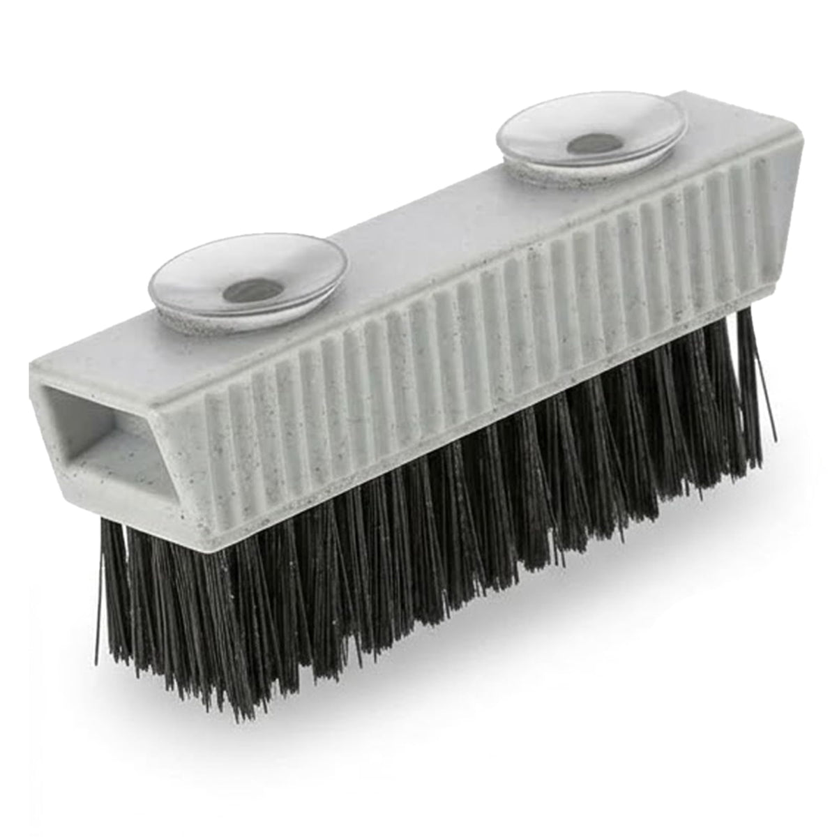 Grip Clean front view showing compact heavy-duty nail brush and suction cup benefit