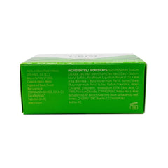 Grisi soap held in hand showing compact 3.5 oz travel-friendly size