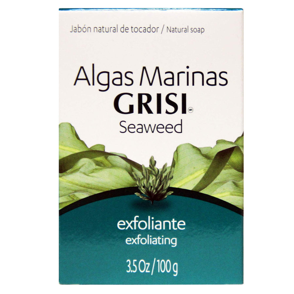 grisi seaweed soap lather in hand demonstrating gentle cleansing action