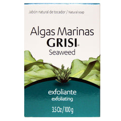 grisi seaweed soap lather in hand demonstrating gentle cleansing action