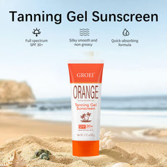 GROEI gel texture close-up highlighting lightweight hydration