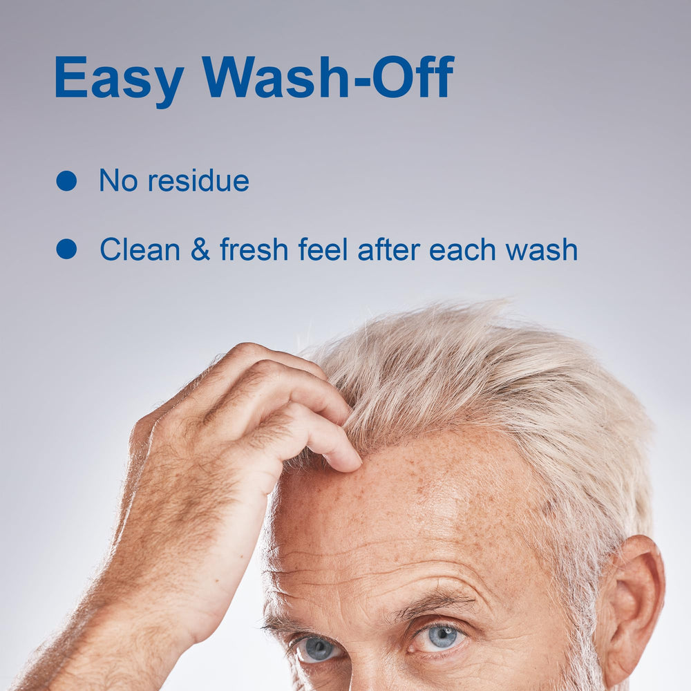 Groom & Clean applied to men's hair styling a casual comb back for natural hold and shine