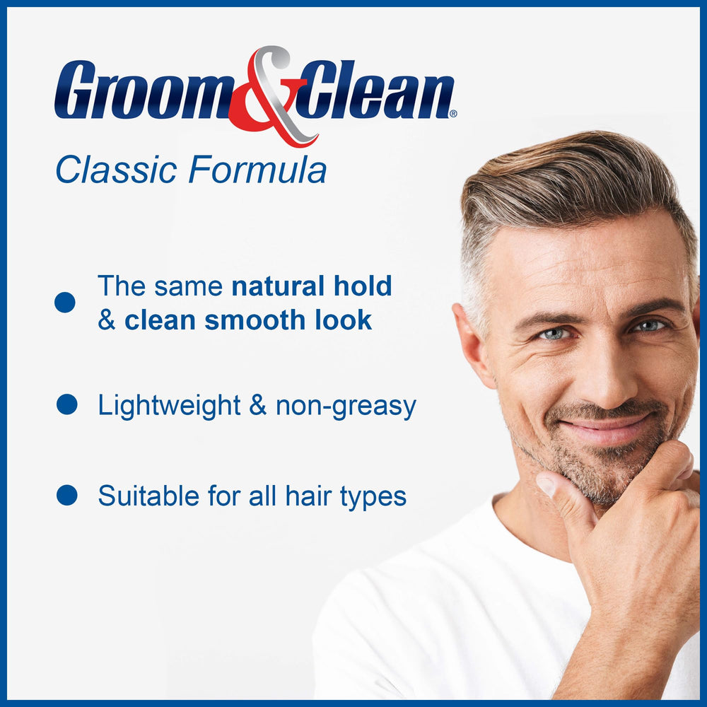 Groom & Clean open gel closeup dispensed from tube demonstrating smooth, non‑sticky texture