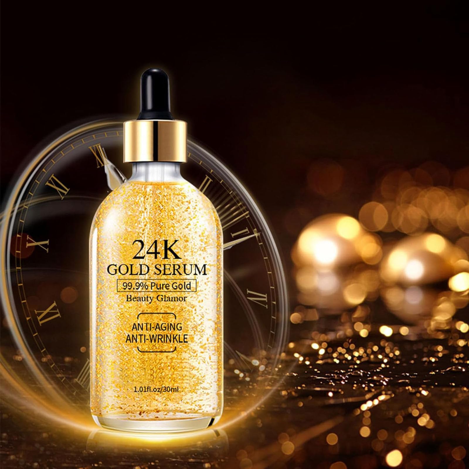 Grospe serum applied on hand demonstrating hydrating, plumping benefit