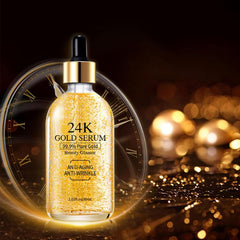 Grospe serum applied on hand demonstrating hydrating, plumping benefit