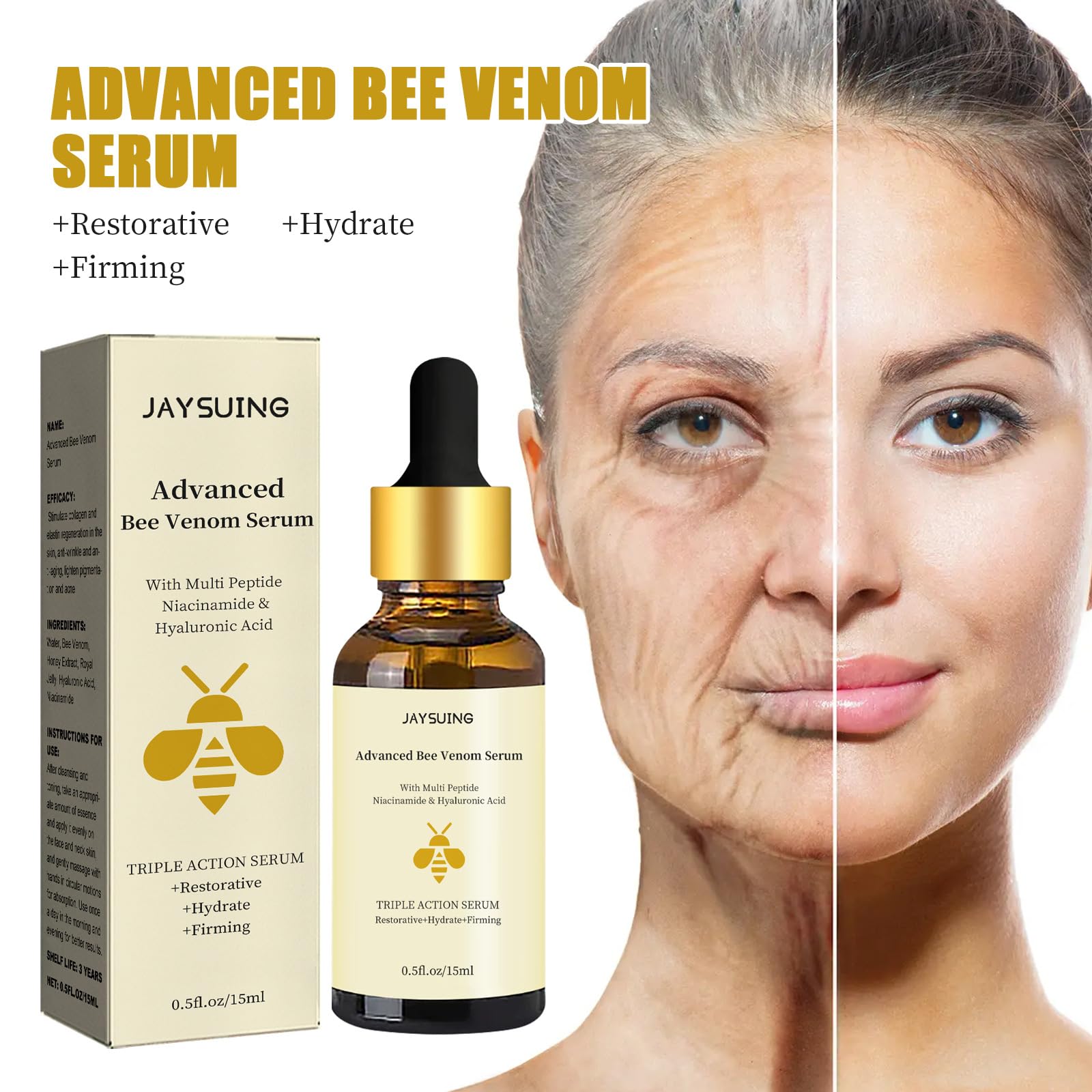 Grospe serum on bathroom counter lifestyle scene suggesting daily ritual benefit
