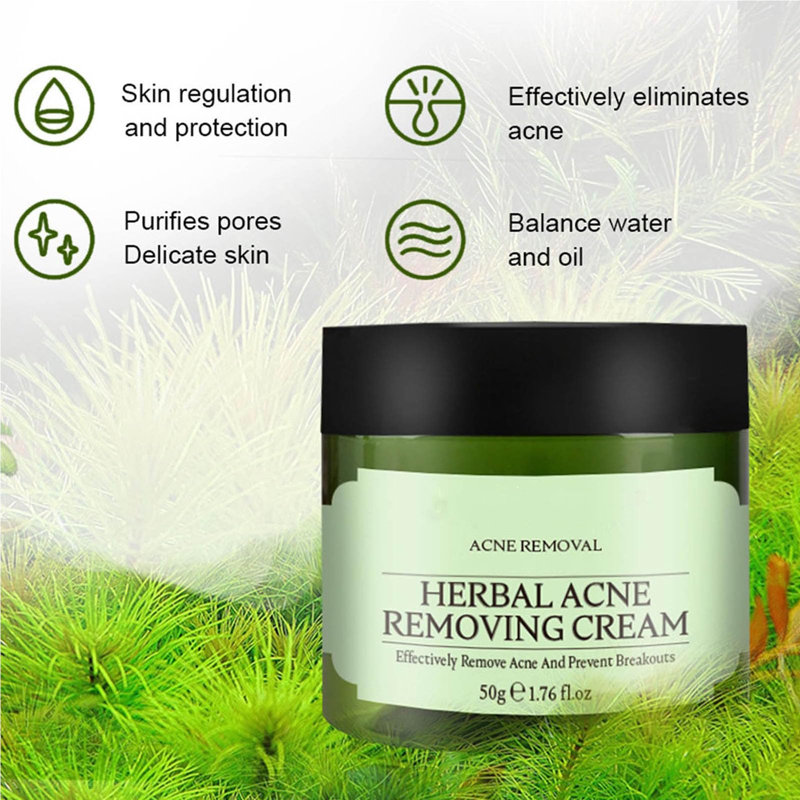 Grospe cream applied to hand demonstrating easy absorption and soothing feel