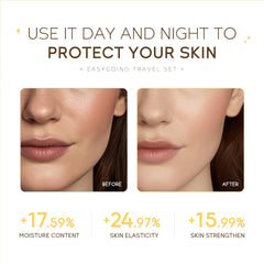 Grospe cream texture swatch on skin highlighting lightweight absorption and smooth finish