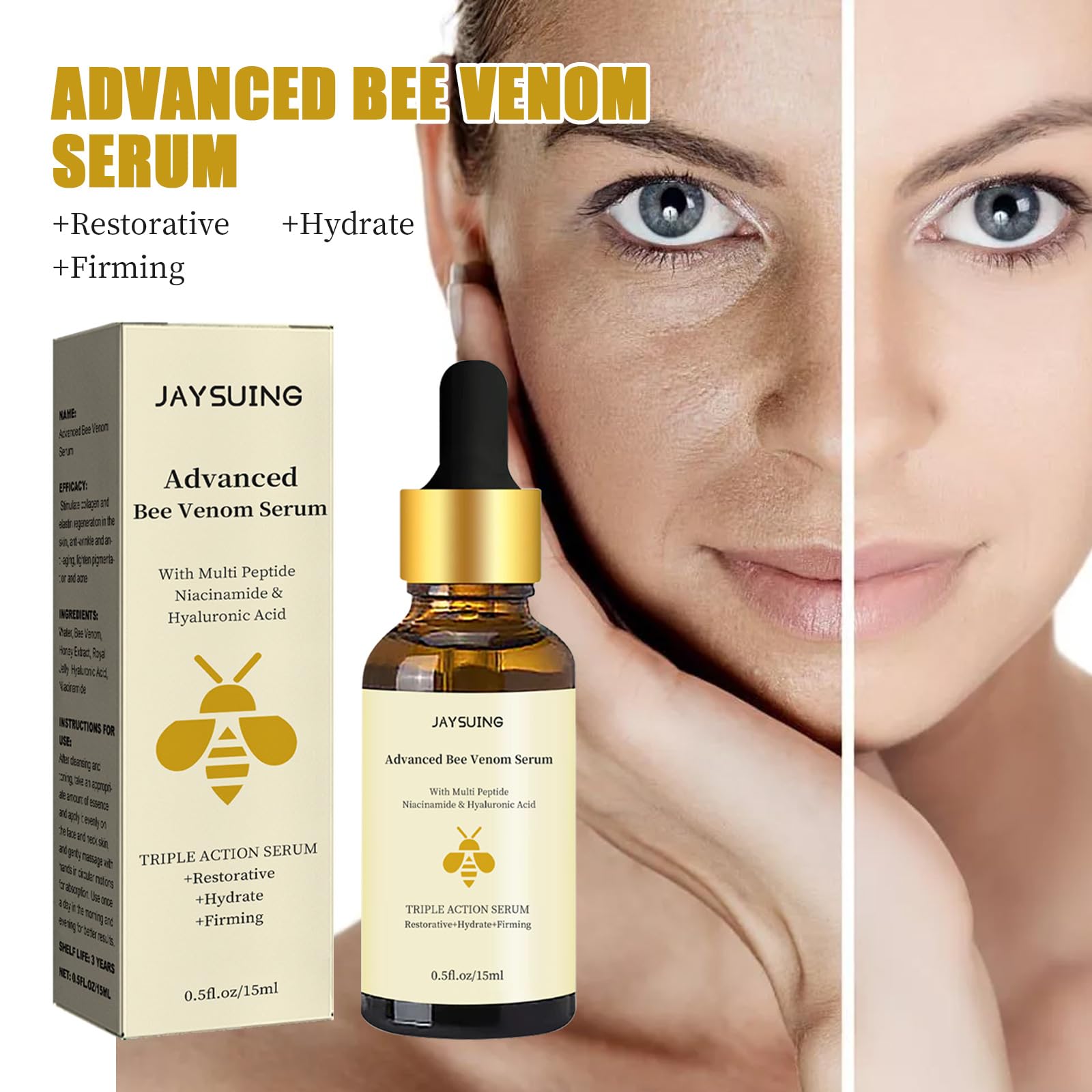 Grospe dropper dispensing serum highlighting precise application benefit