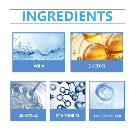 Grospe dropper dispensing serum, showing lightweight texture and quick absorption