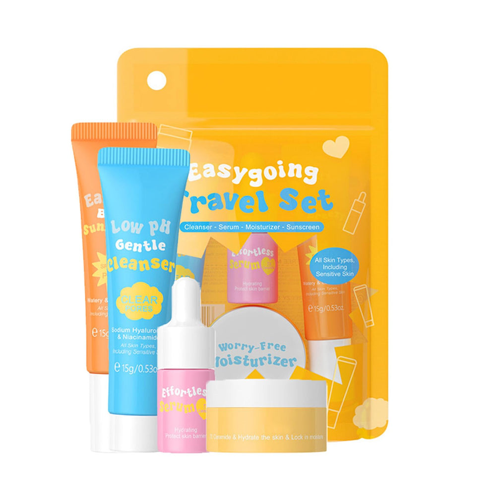 Grospe front packaging showing the 4-piece travel kit and clear labeling for easy selection