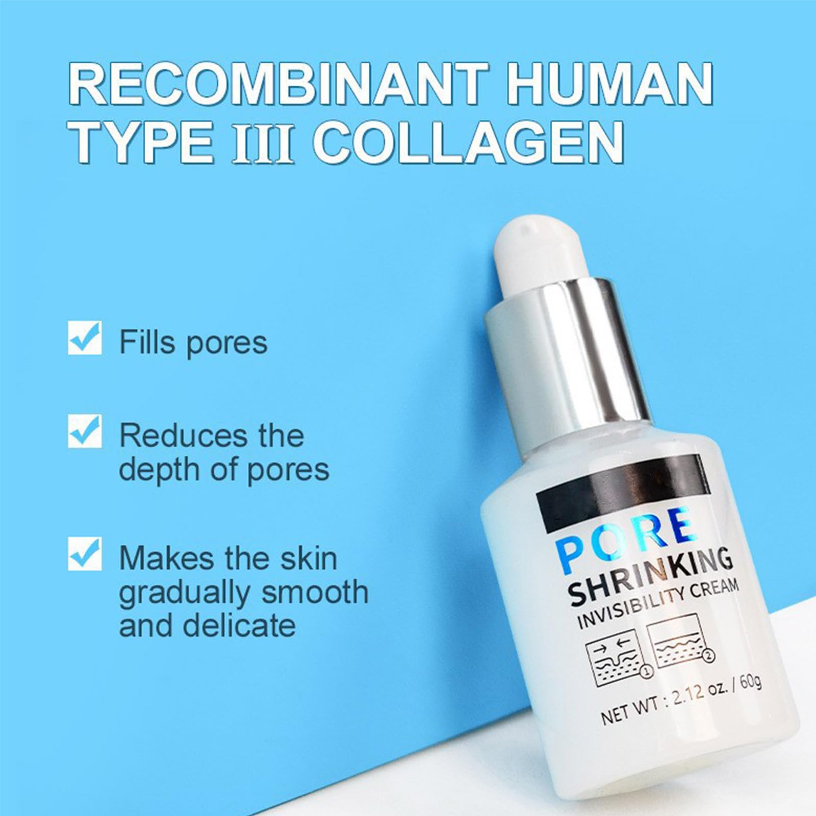 Grospe on bathroom counter in morning routine promoting oil control and hydration