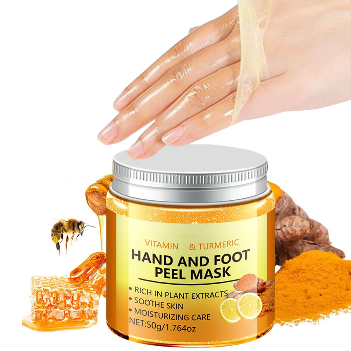 Grospe front packaging showing product jar and benefits for at-home exfoliation