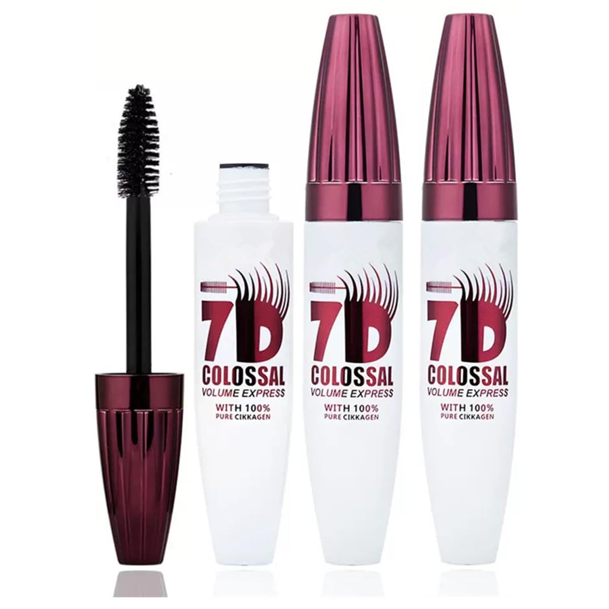 GROTOLY front packaging showing two mascara tubes and bold branding benefit long-lasting wear