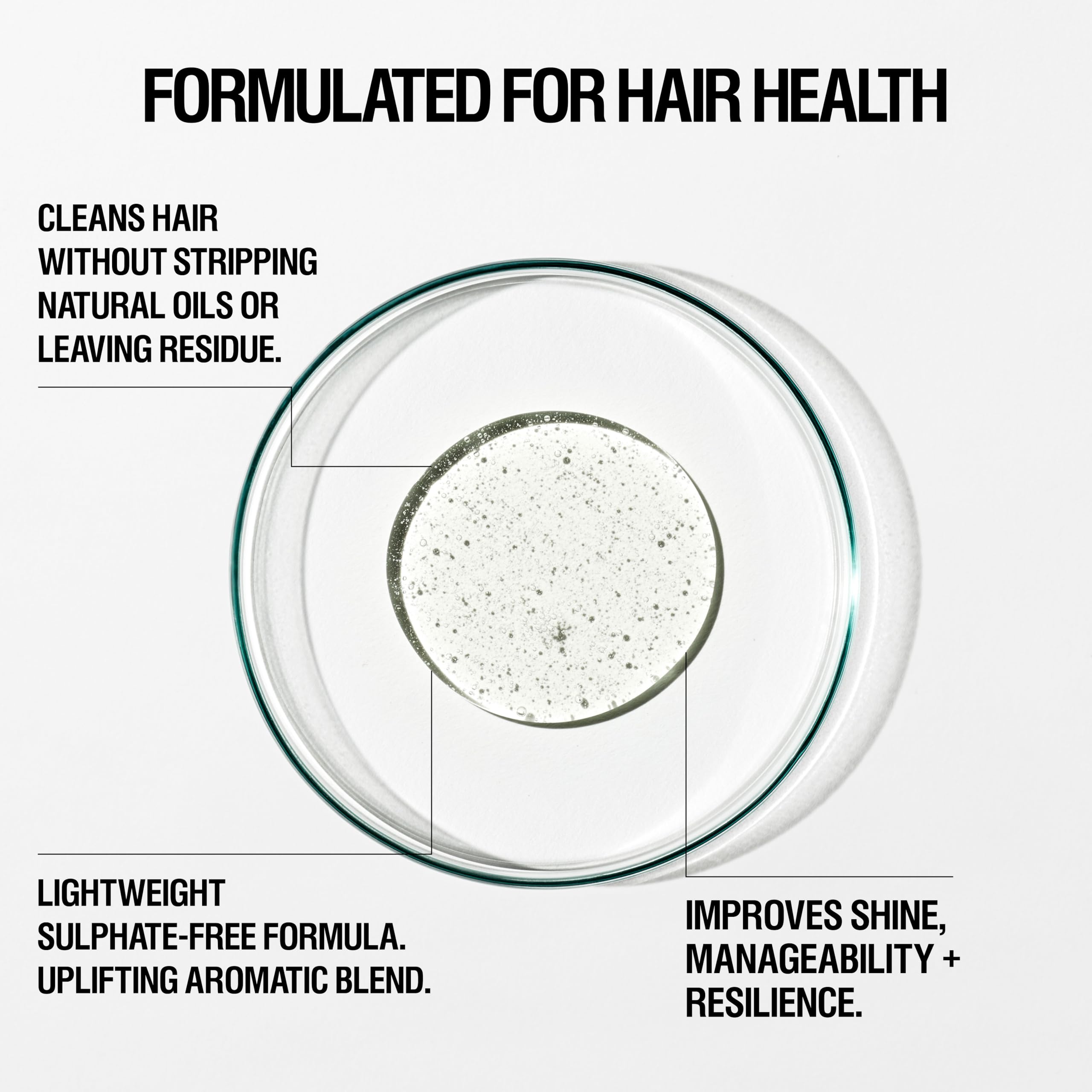 Grown Alchemist shampoo pump close-up highlighting easy dispensing