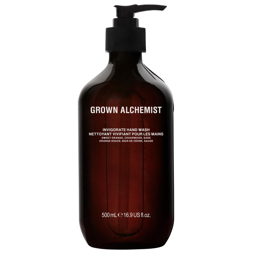 Grown Alchemist front bottle view showing elegant design and daily use benefit
