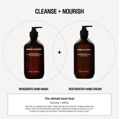 Grown Alchemist on bathroom vanity creating a spa-like handwashing ritual