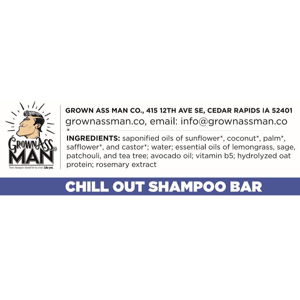 Grown Ass Man Co. close-up lather texture highlighting rich foam benefit