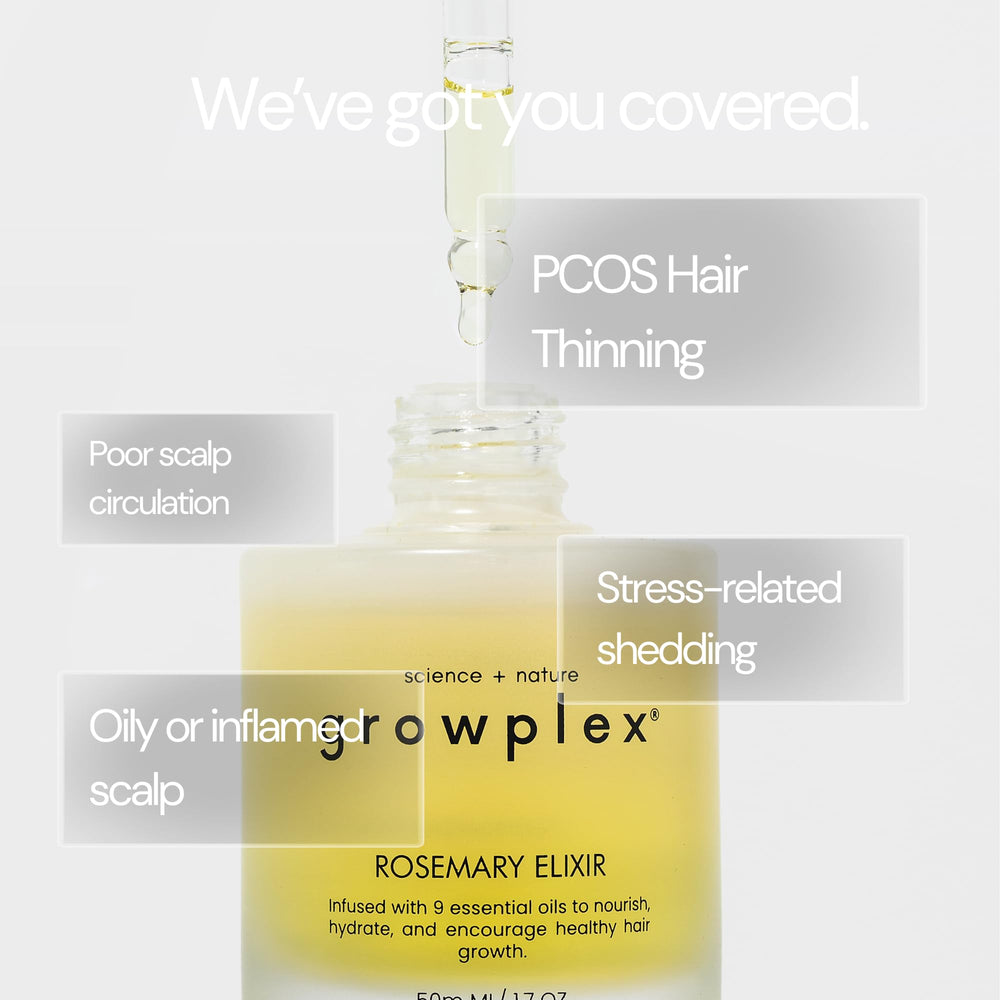 GROWPLEX bathroom lifestyle scene suggesting daily routine and relaxation benefit