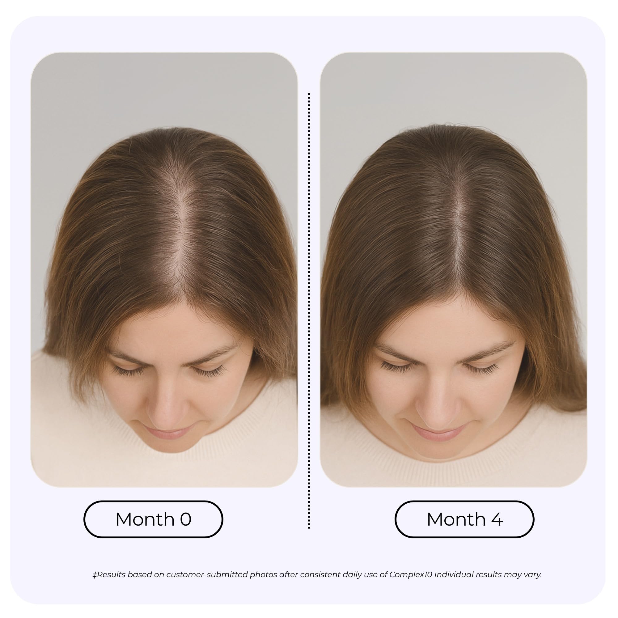GROWPLEX ingredient spread showing capsules with biotin and collagen benefit