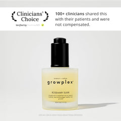 GROWPLEX label closeup highlighting ingredients list and transparency benefit