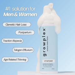 GROWPLEX next to botanical extracts highlighting natural DHT-supporting benefit