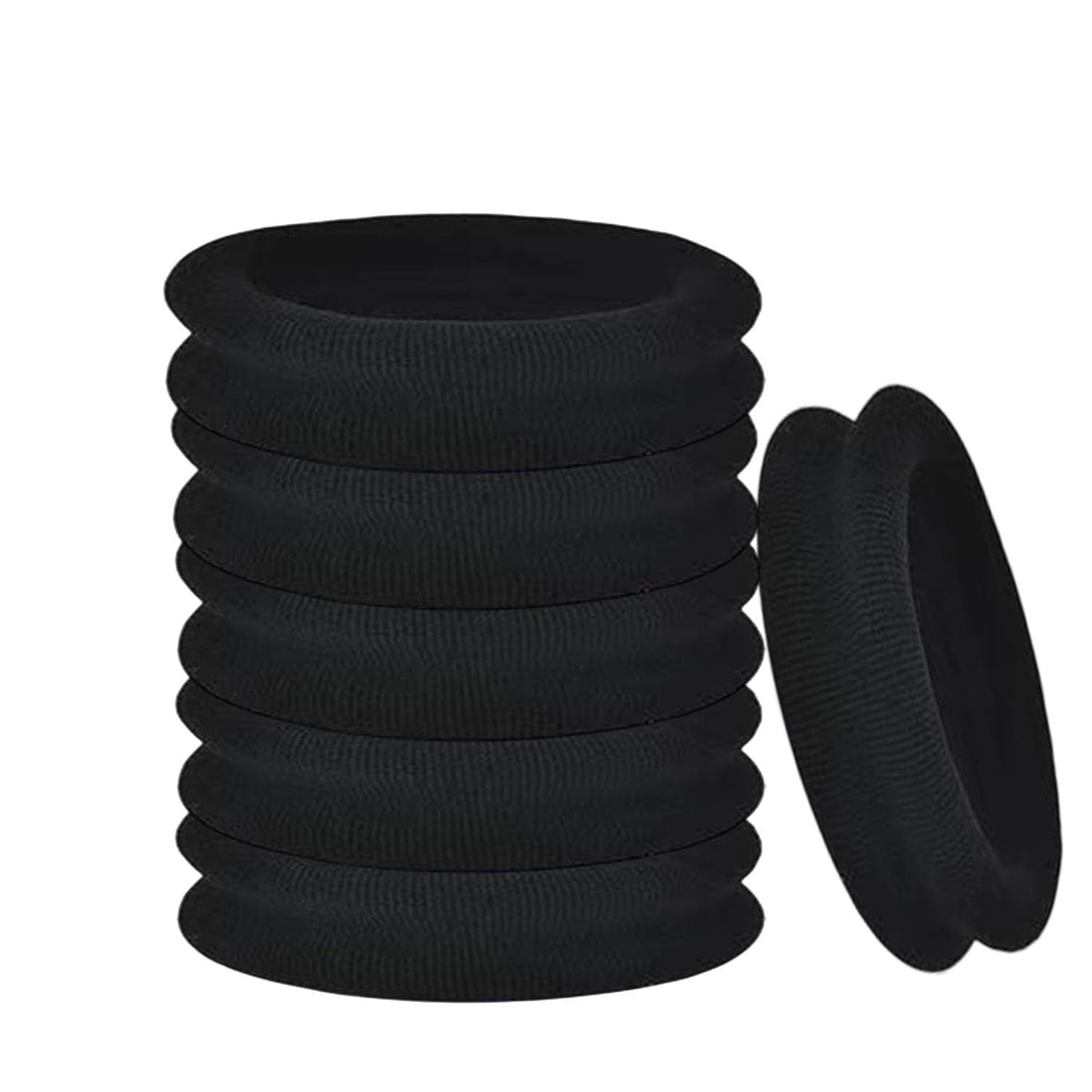 Grutyopkn front packaging showing 20 black hair ties and organized pouch benefit: neat storage