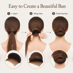 Gryshanyun barrette clip detail showing secure hold without hair damage