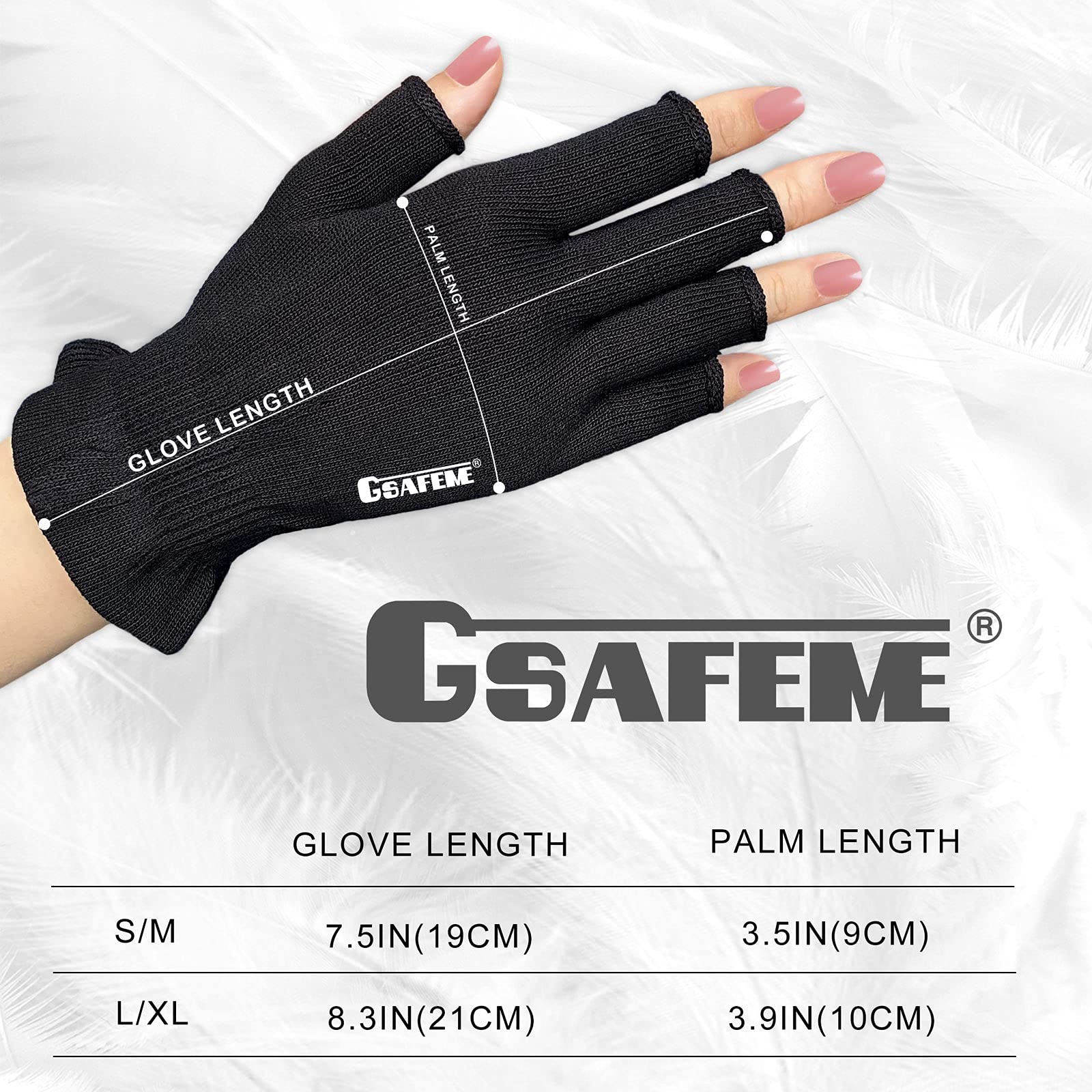 GSAFEME gloves beside cream showing aided overnight absorption