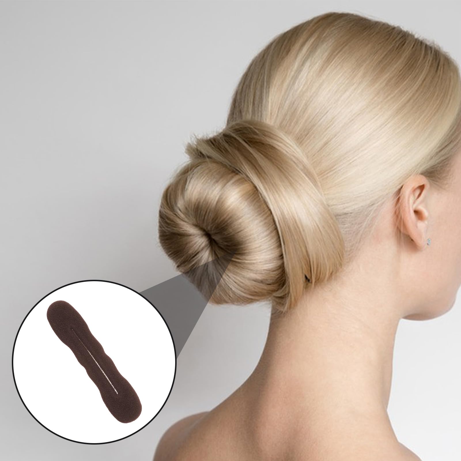 Gsbnjuy finished ballet bun showing neat secure hold for dance
