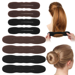 Gsbnjuy front view of eight bun maker sponges showing set benefit portability