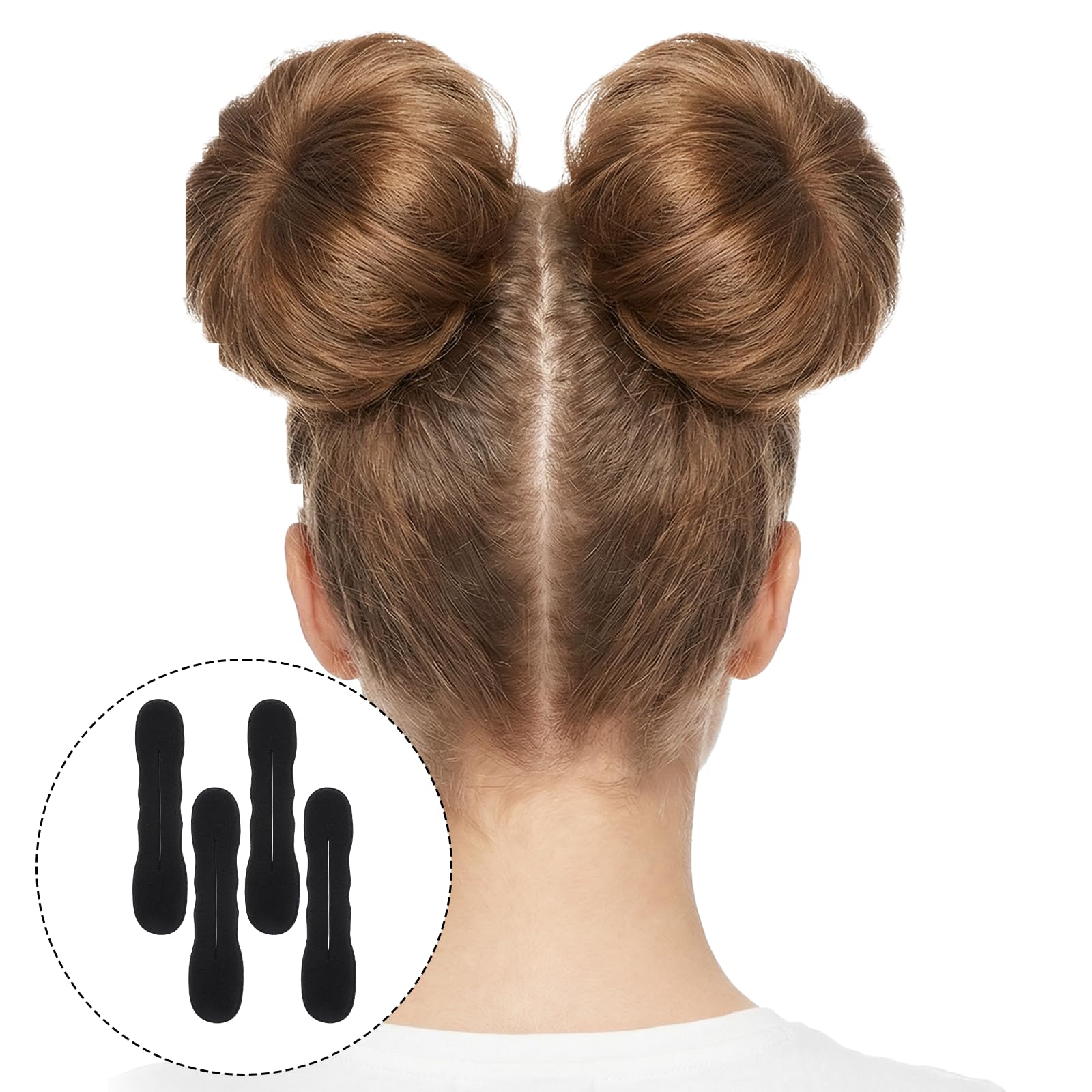 Gsbnjuy lifestyle image of a dancer with a stable bun during practice