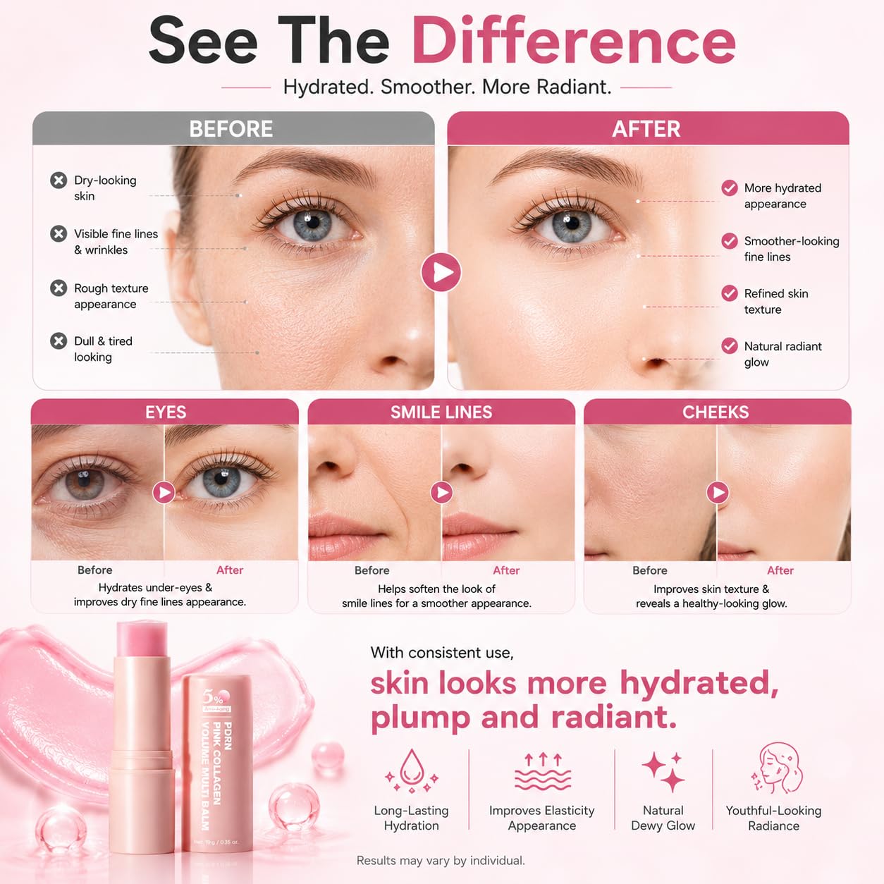 gtalmp balm on lips for instant moisture and softened appearance