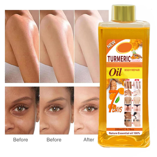 Gtrwadd close-up of silky turmeric oil texture for quick absorption