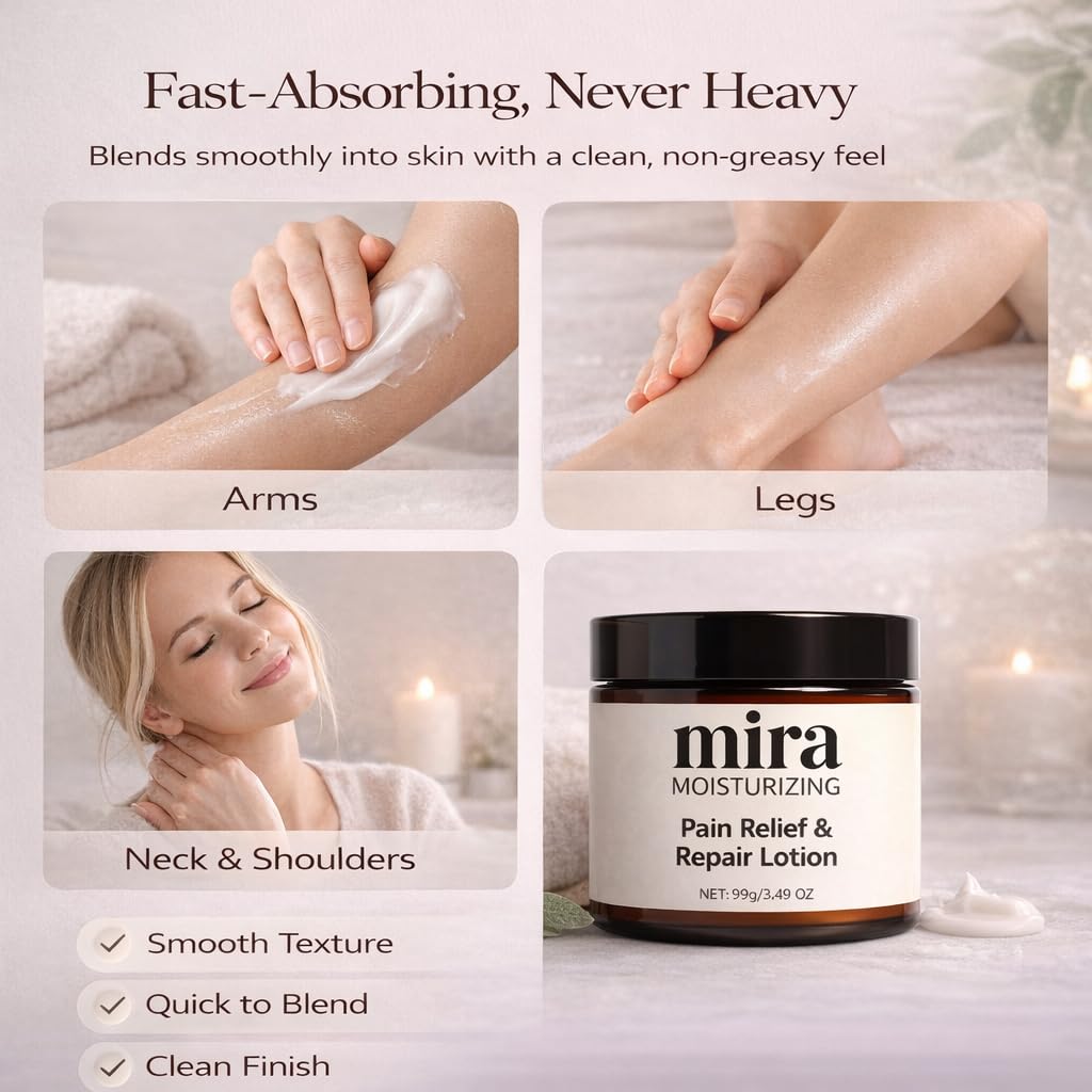 GTVOSY Mira Relief being applied to hands to show quick absorption and non-greasy finish