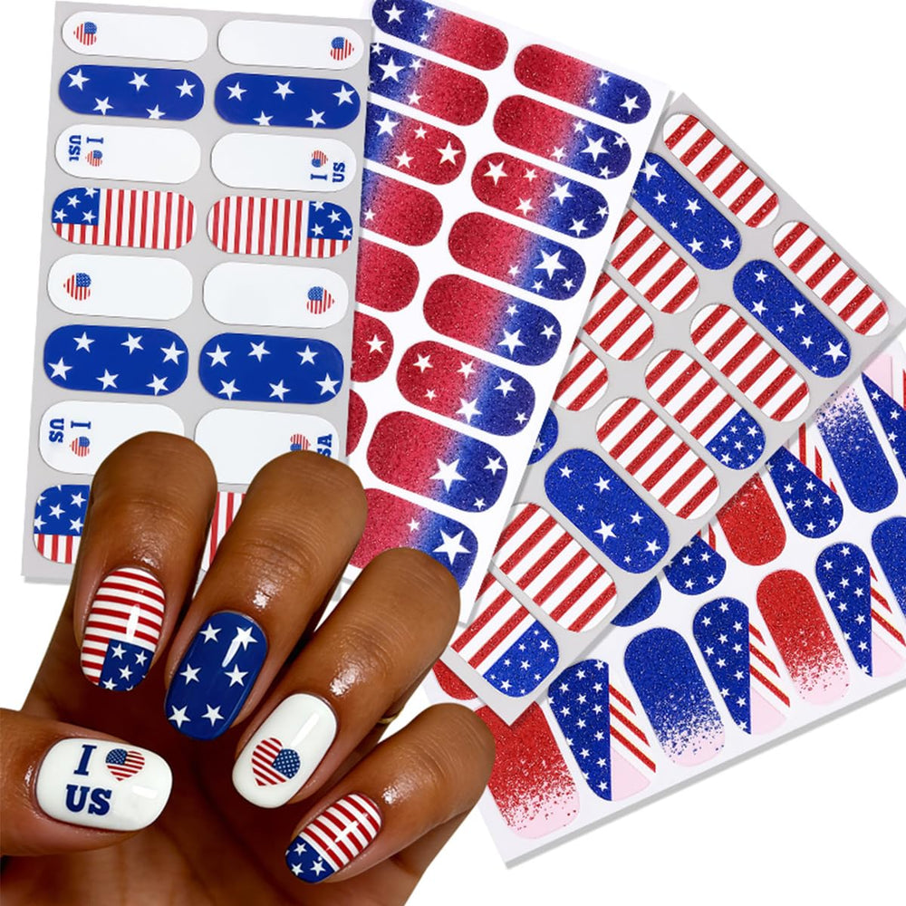 GUAACCB nail wrap next to fingertip to show sizing and custom trimming benefit