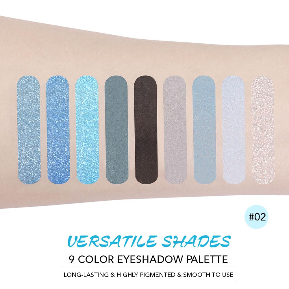 GUANTIAN brush applying shimmer shade to eyelid for precise, long-lasting color