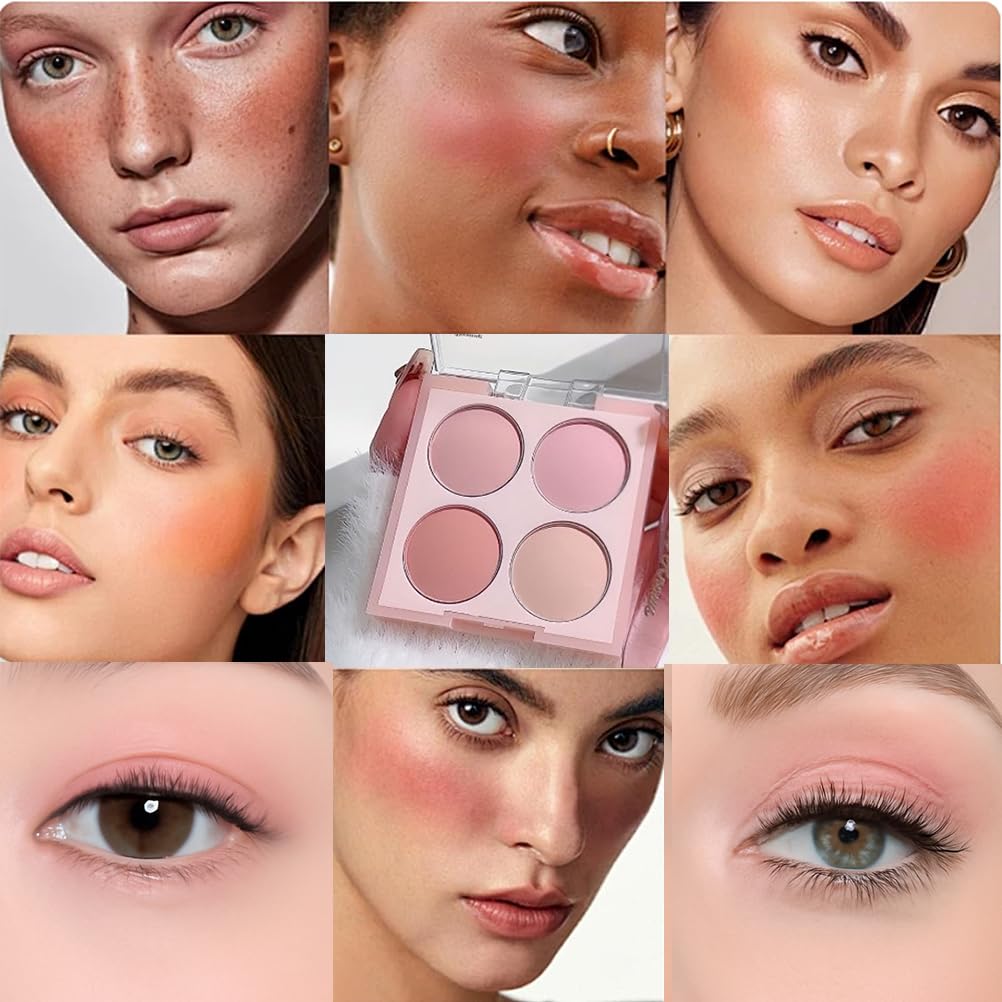 GUANTIAN palette used in an evening makeup look delivering long-lasting glow