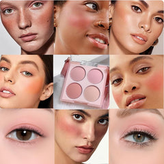 GUANTIAN palette used in an evening makeup look delivering long-lasting glow